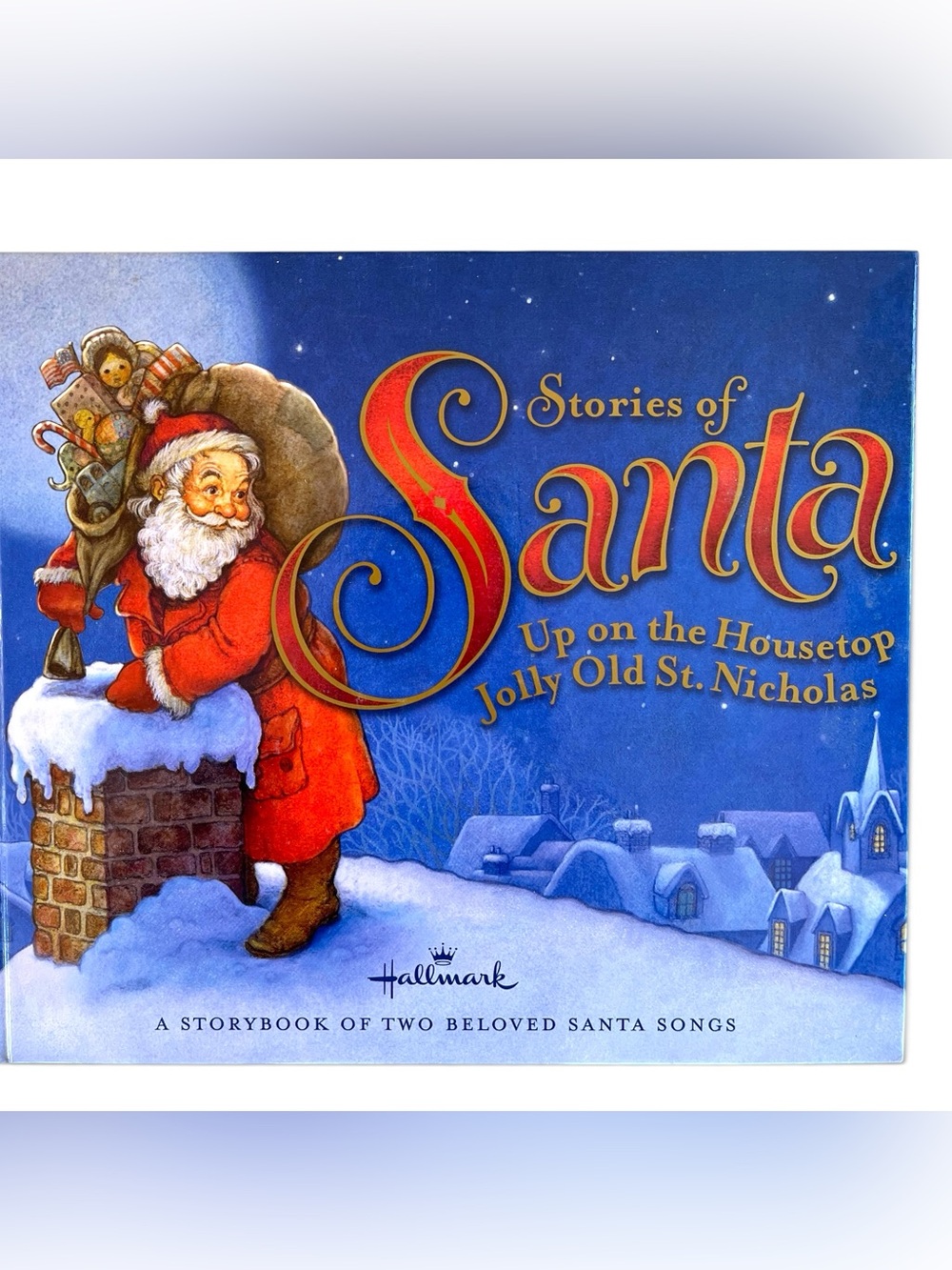 Christmas Children's Book "Stories of Santa" Sheet Music, Lyrics, Illustrations